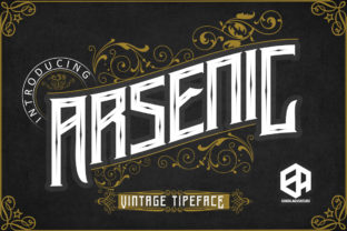 Arsenic: A Vintage Display Font for Editorial Charm