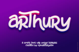 Arthury: A Friendly Display Font for Digital Branding