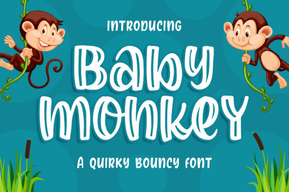 Baby Monkey: A Playful Display Font for Editorial Charm