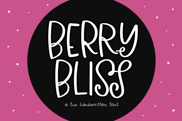 Berry Bliss: A Display Font That Feels Like a Creative Spark