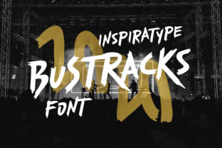 Bustracks: A Clean, Modern Display Font for Brand Identity