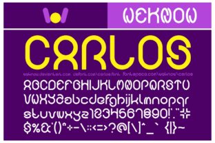Carlos: A Playful Display Font for Distinctive Web Design