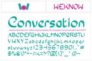 Conversation Handwritten Font for Crafters & Sellers