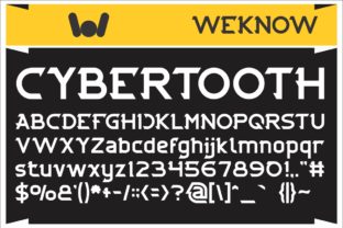 Cybertooth: A Playful Display Font That Delivers Digital Charm