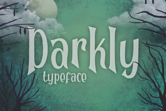 Darkly: A Spooky-Charmed Display Font for Thoughtful Design