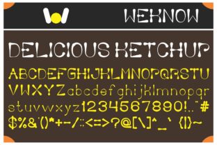 Delicious Ketchup: A Friendly Display Font for Small Business Branding