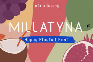 Millatyna: A Playful Display Font for Editorial Design