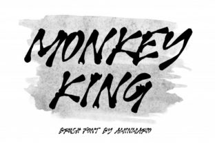 Monkey King Display Font for Handmade Brands