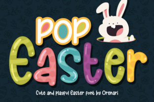 Pop Easter: A Delightful Display Font for Spring Websites