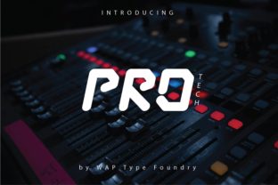 Pro Tech: A Futuristic Display Font That Anchors Editorial Mood