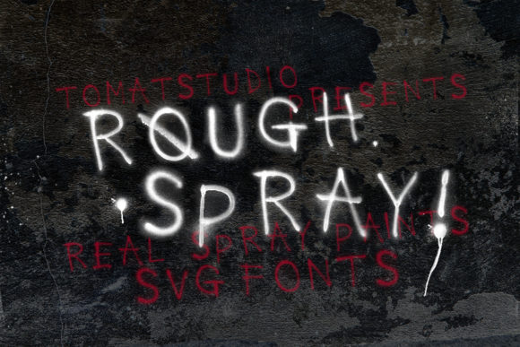 Rough Spray: A Bold Display Font for Web Design