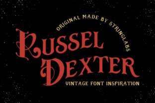 Russel Dexter: A Retro Display Font for Digital Branding