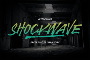 Shockwave - Brush: A Font That Speaks Volumes