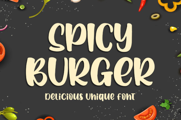 Spicy Burger: A Display Font That Makes Your Headlines Instantly Friendly