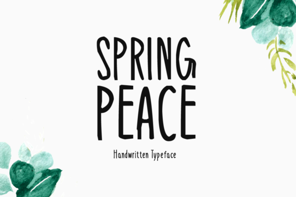 Spring Peace: A Handwritten Font for Editorial Grace