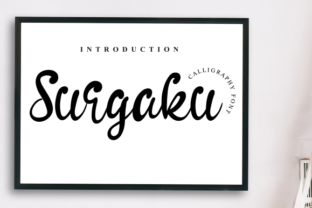 Surgaku: A Friendly Display Font for Handmade Brands